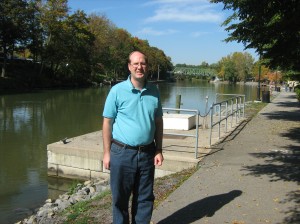 Tyler at the Erie Canal